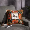 Модная подушка чехол бархатный чехол дуплекс печатание кисточки диван подушки чехлы украшения роскошный последний дизайн