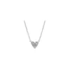 925 sterling silver chains Heart Interwoven Necklace Eternal Love Clavicle Chain Girlfriend Necklace fit pandora beads women fashion with dust bag gift