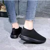 Sock Shoe Paris Knit Trainers Original Luxury Designer Womens Sneakers High Top Quality Mesh Casual Shoes 8 Colors 01