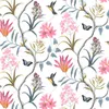 Bakgrundsbilder 10m Floral Bird Vintage Amerikanska Land Trädgårdstil Non-Woven Wallpaper Bedroom Living Room Decor Chic