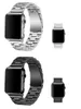 Convient pour les bandes de métal IWatch Se Apple 2 3 4 5 6 Bracelettes de chaîne de montre en acier inoxydable à trois bracelet9103694