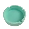 22 estilos Silicone Ashtray Creative Redondo Anti-choque Fumaça de fumaça de cinzas Moda Ambiental Hotel Home Square