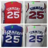 NCAA COLLEGE CARATO JOEL 25 Simmons Retro vintage Allen 21 Jersey Embiid Ben 3 Iverson azul branco vermelho