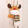 Christmas Decorations Decor Curtain Buckle Santa Snowman Tiebacks Tie Rope Bandage For Home Diy