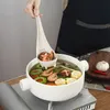 Outil de cuisine Cuillère Filtre Mignon Créatif Éléphant Accueil Bébé Vertical Style Japonais Paille De Blé Longue Poignée 210423