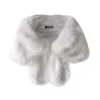 Faux Pelzmäntel Winter Warme Jacke Frauen Hochzeit Zercken Schal Oberbekleidung Dame Cape Daily Wear Y0829