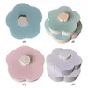 Creative Flower Petal Fruit Plate Candy Opbergdoos 5 Roosters Nuts Snack Lade Roterende Bloemen Voedsel Gift BBCX30653 210922