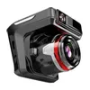 Car DVR X7 Radarbil DVR-detektor 2 i 1 HD 1080P 140 graders vinkel Rysk Language Dash Cam Video Recorder