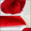 Decorations Festive Party Home & Gardenmerry Hats Plush Increase Thicker Hair Ball Xmas Caps Santa Hat For Adt And Kids Christmas Gifts Deco