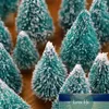 Mini árvore de natal árvore sisal cedro de seda - decoração pequena árvore de Natal - ouro prata azul verde mini preço de fábrica especialista qualidade mais recente estilo original