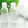 30 ml 60 ml flip cap reizen containers plastic fles hervulbare toiletcosmetische flessen voor hand sanitizer vloeibare lotions