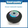 Portable Speakers Wireless ShowerSubwoofer Speaker With LED Light Waterproof Hands-free Call Music Suction Microphone Soundbar