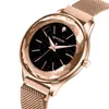 Montres-bracelets Sanda Lady Crystal Watch Aimant Boucle Femmes Robe Mode Quartz Femme Acier inoxydable