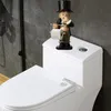 Toilet Paper Holders Butler With Roll Holder Pinching Nose Resin Ornament For Bathroom Tissue Storage Rack Home Accessories