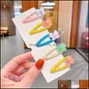 Hair Aessories Baby, Kids & Maternity 1Pair Girls Cute Candy Color Cartoon Butterfly Clips Sweet Hairpin Side Barrette Headband Fashion Drop