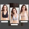 Moda Donna Cerniera Canottiere Reggiseno sportivo Strato singolo di grandi dimensioni Fitness Corsa Raccolta e ventilazione antiurto233D