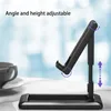 Justerbar telefon Bracket Desktop Holder Multifunktionell Live Broadcast Stand Foldbar Mobil för iPhone 12 Samsung Huawei