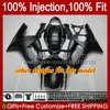 Injektionsformkit för Kawasaki Ninja ZX-636 ZX600 ZX 6R 6 R 600 CC 03-04 BODY 8NO.122 ZX 636 600CC ZX6R 03 04 ZX600C ZX636 ZX-6R 2003 2004 Fairing OEM Bodywork Metal Röd lager