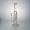 En stock 14mm femelle pincement de glace tube droit narguilés Joint Mobius tuyau d'eau en verre stéréo 5mm d'épaisseur Inline Ferc Fab Egg Heady Dab Oil Rigs