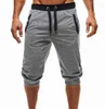 Pantalones Cortos hasta la rodilla para hombre bermudas masculinas de estilo veraniego con diseo telas combinadas chndal en 220312