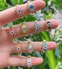 10 pezzi di moda estate colorato stile naso di maiale catena aperta per le donne ragazze colore caramella Knuckle anelli per feste gioielli