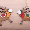 Decorazioni natalizie 1 pezzo Ciondoli in legno di alce Decorazioni per la casa Albero di cervo fai-da-te Regalo per bambini