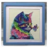 DIY Diamond Malarstwo dla dorosłych i dzieci prezenty, pełnoekranowe zestawy artystyczne jako sklep domowy lub dekoracja ścienna biurowa - CAT T2I52866