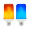 Bollen E27 Flame Effect LED Licht Emulatie Fire Flicker Flameless Lampen voor Holiday Party Christmas Lighting296o