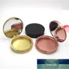 Packing Bottles Empty Compact Powder Container Single Dia.59mm Matte Rose Gold Makeup Packaging HighLight Blush with Mirror