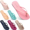 Chanclas planas de verano para mujer, zapatillas de playa azules esmaltadas junto al mar, antideslizantes, color arena, gris, dorado, blanco, comercio exterior, 16, 2021