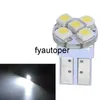 8st Universal White LED -glödlampa Bil Ljusmontering Kupolkarta LIDSERTPLATTLIGHTER Interiör LED Package Kit bildekorationsprodukter