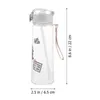 500ml Sports Water Bottle Outdoor Water Bottle with Straw Plastic Portable Water Cup Dinkware Camping Bike Bottle Kitchen Tools Y0915