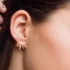 Stud Canner Halloween Szkielet Ręcznie Kolczyki Dla Kobiet Punk Style 925 Sterling Silver Earring Handmade Diy Ear Jewelry Oorbellen