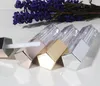 5 ml Boş Beş Açılı Rhombus Dudak Parlatıcısı Cking Şişeleri Tüp Kozmetik Temizle Lipbalm Konteyner Altın / Gümüş / Gül Altın Makyaj Vilas
