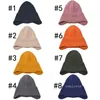 Party Hats European and American solid color crimped knitted hat outdoor sports ear protection men's and women's autumn and winter warm cap T2I52772