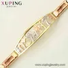 75900 Xuping bijoux de mode en alliage de cuivre multicolore plaqué or éléphant bracelet à main pour les femmes