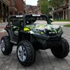 New Kids RC Electric Car For Children LED Lighting Music Graffiti Off-road fordon Electric Car For Kids Ride på 0-6 år