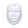 Masque facial rechargeable 7 couleurs LED photon thérapie masques de beauté rajeunissement de la peau levage dispositif de nettoyage des taches sombres