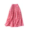 Spring Fashion Wear's Wear Sweet Mao Polka Dot High Waist Faldas Largas Mujer Harajuku Skirt R612 210527