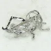 Bütün Broş Çekirge Bug Rhinestone Pin Broşlar Kolye C101828