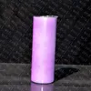 UV Renk Değişimi Süblimasyon 20 OZ Düz Sıska Tumbler Ince Kahve Kupa PP Saman Temizle Sızdırmaz Kapaklı