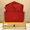 En kaliteli lüks tasarımcılar moda crossbody cüzdan sırt çantası çanta çantaları cüzdan kart tutucu çanta omuz tote mini çanta 3 parçalı üfengliu 61276