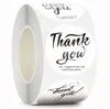 1.5inch 500pcs Roll Thank You Adhesive Stickers Label Box Baking Business Package Envelope Holiday Decor