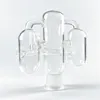 Haut borosilicate 18,8 MM mâle et femelle port verre narguilé et tuyau de fumée combiné dépoussiéreur (AC-011)