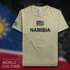 Намибия Мужские футболки Мода Джерси Национальная команда 100% Хлопок Футболка Одежда Tees Страна Спортивный Футболист Nam Namibian X0621