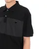 メンズポロシャツデザイナー高級刺繍ポロシャツファッションパーソナライズ男性 Tシャツ高品質ブラックホワイト綿 100% 紳士服サイズ M-XXL QCXD