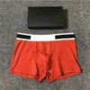 Män Designers Boxers Märken Kalsonger Sexiga Klassiska Man Boxer Casual Shorts Underkläder mjuka Andas bomullsunderkläder 3st Med Box