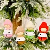 Christmas Doll with Jingle Bells Pendant Decoration Xmas Tree Hanging Ornaments Holiday Party Decor PHJK2109