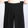 Oversized chiffon rok hoge taille shorts voor vrouwen zomer vrouw zwarte dames bermuda womens wide poot korte broek 210719