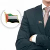 10 шт. ОАЭ размахивая национальным флагом лавочки значок ювелирных изделий булавка износа на костюмы дорожные сумки
